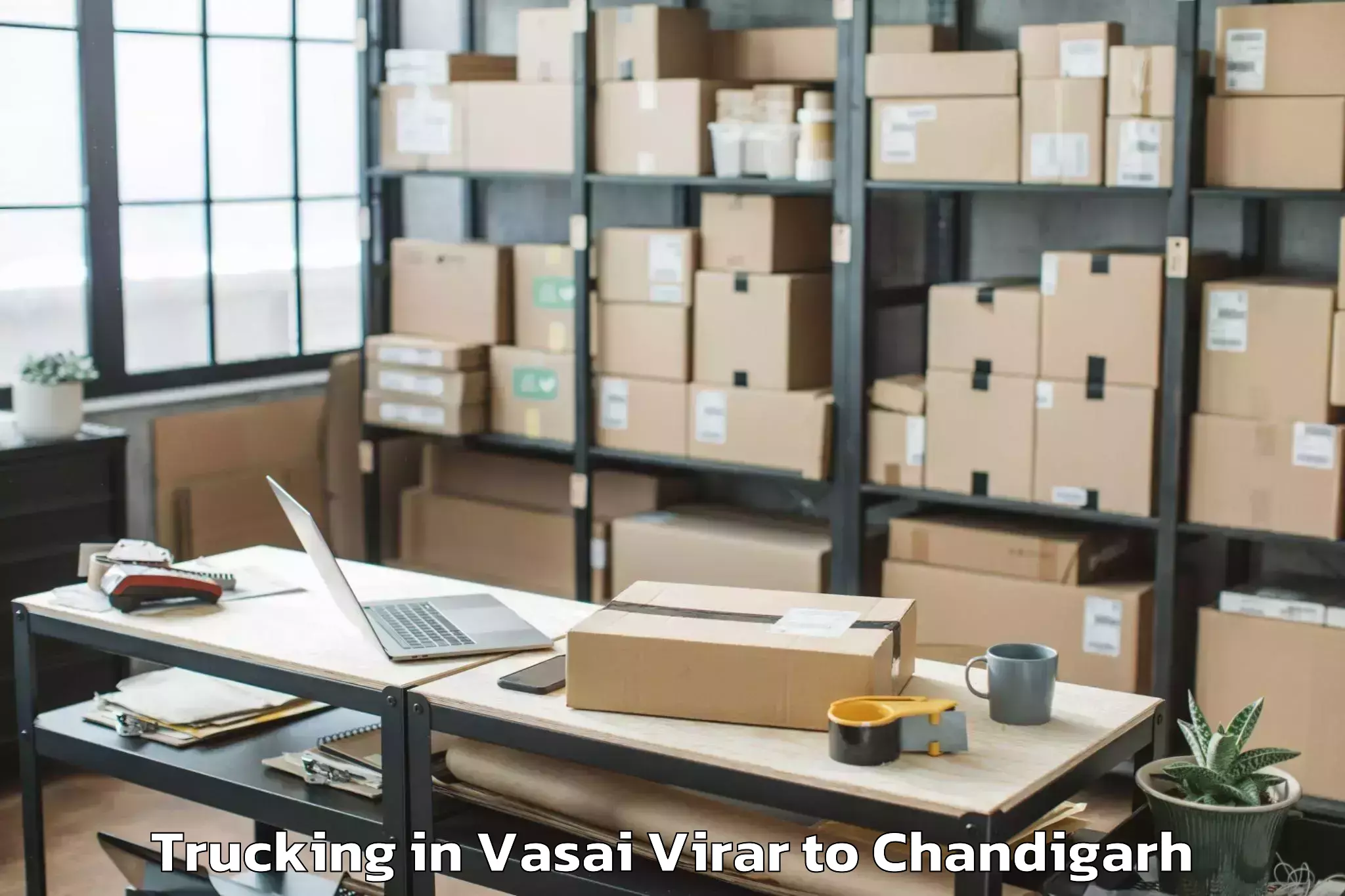 Trusted Vasai Virar to Panjab University Chandigarh Trucking